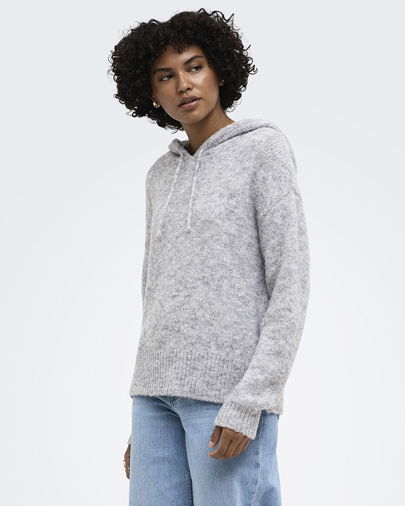 ONLY ONLNELLIE LS HOODIE CC KNT - 15375531