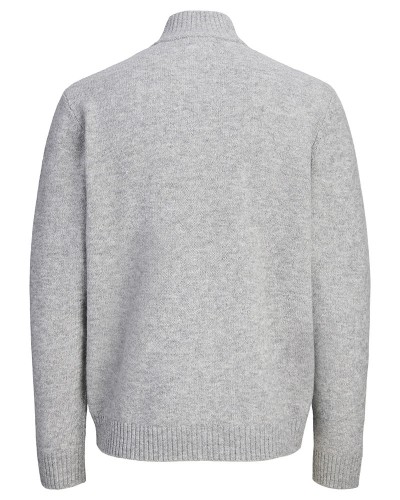 JACK & JONES JJSOHO OLLIE KNIT HIGH NECK ZIP CAR SN - 12298535