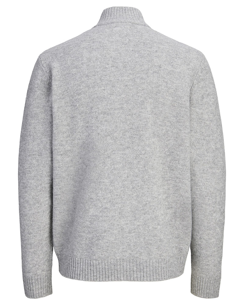 JACK & JONES JJSOHO OLLIE KNIT HIGH NECK ZIP CAR SN - 12298535