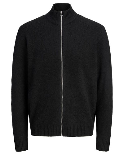 JACK & JONES JJSOHO OLLIE KNIT HIGH NECK ZIP CAR SN - 12298535