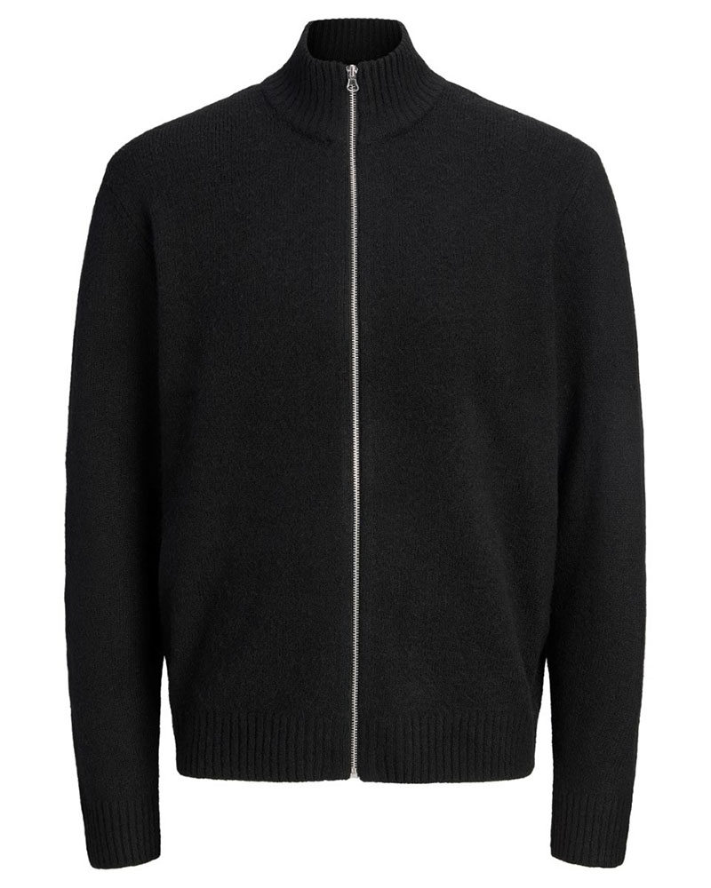 JACK & JONES JJSOHO OLLIE KNIT HIGH NECK ZIP CAR SN - 12298535