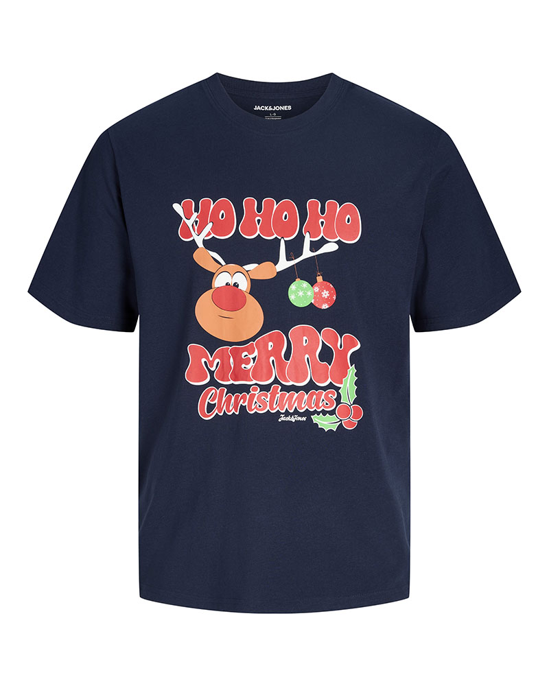 JACK & JONES JJXMAS FUN TEE SS CREW NECK - 12298483