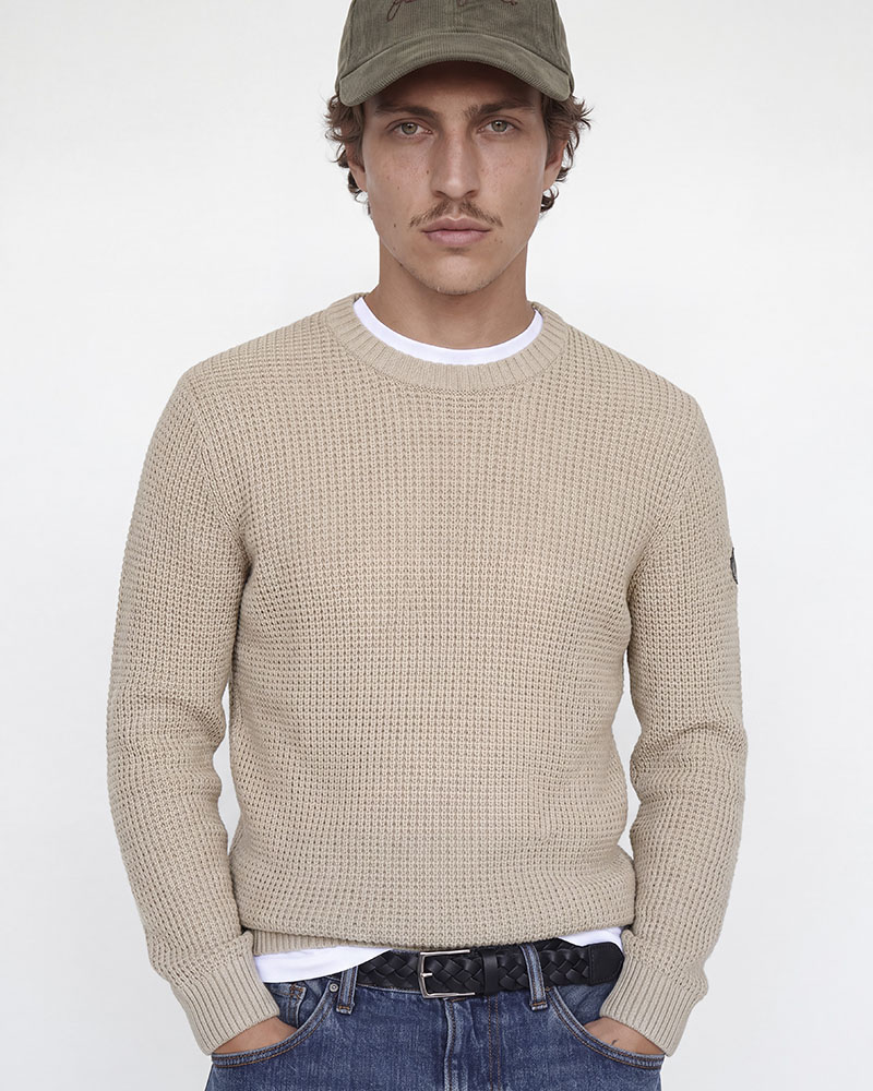 JACK & JONES JJLUKE KNIT CREW NECK AW26 - 12298521