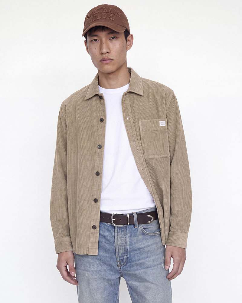 JACK & JONES JJZAC CORDUROY OVERSHIRT LS - 12299048 JACK & JONES JJZAC CORDUROY OVERSHIRT LS - 12299048