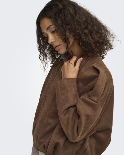 ONLY ONLMOON-STINA FAUX SUEDE BOMBER PNT NOOS - 15381024