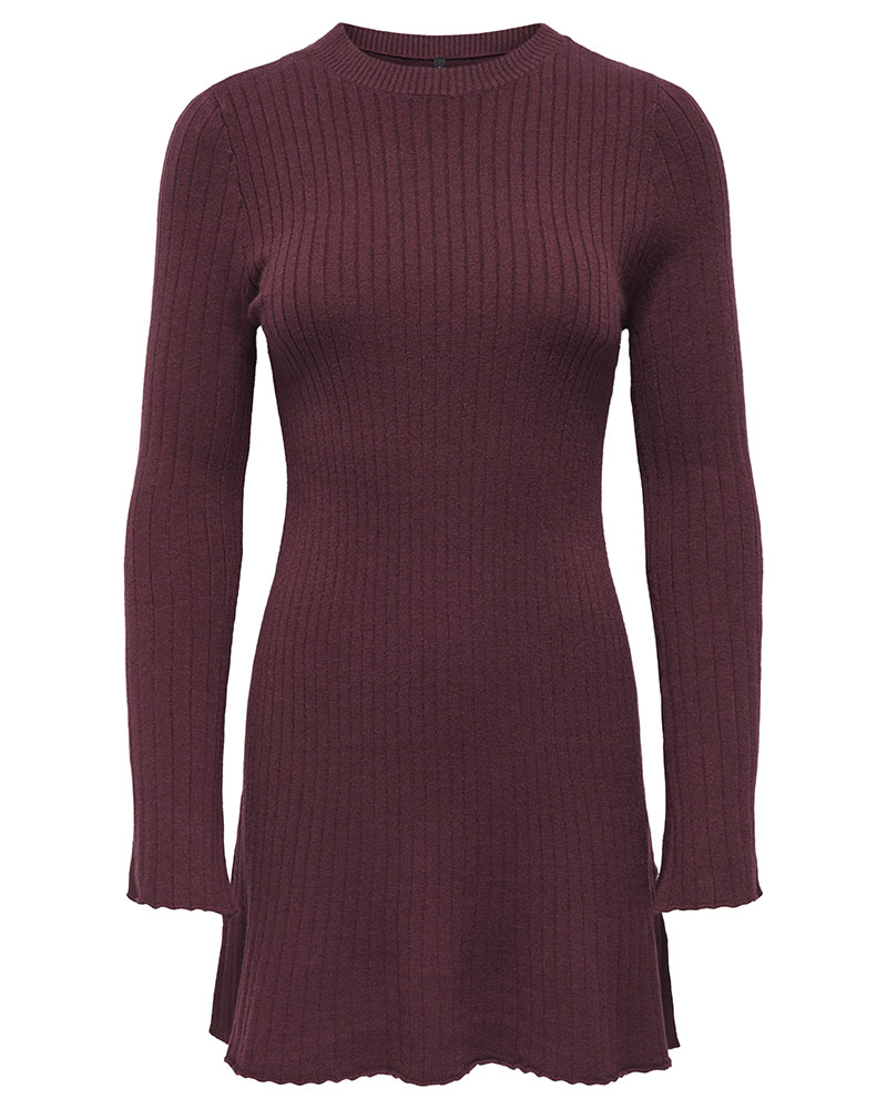 ONLY ONLMICHELLA LIFE LS O-NECK DRESS KNT - 15352211