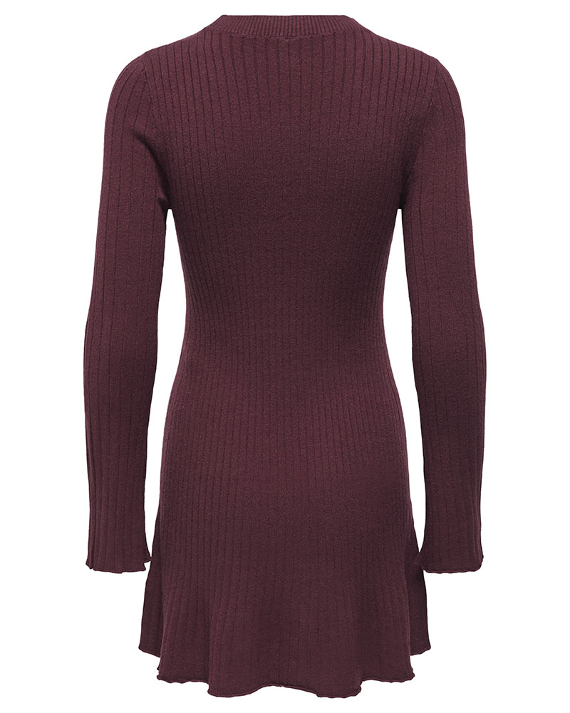 ONLY ONLMICHELLA LIFE LS O-NECK DRESS KNT - 15352211