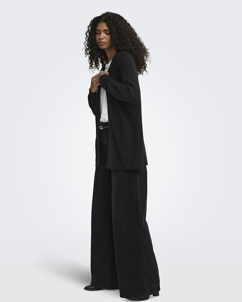ONLY ONLMARY LS OPEN RIB CARDI KNT - 15379258