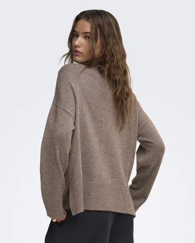 ONLY ONLMARY LS HIGH NECK SLIT KNT NOOS - 15379251