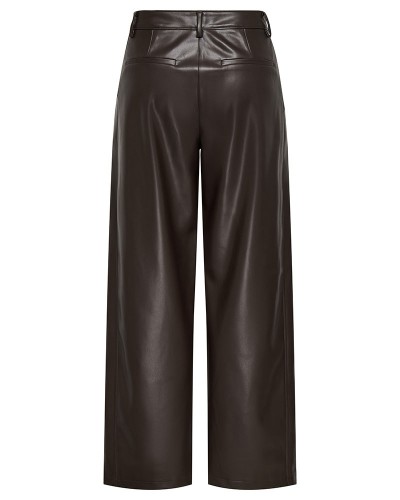 ONLY ONLNELI MW FAUX LEA BARREL PANT PNT - 15376856