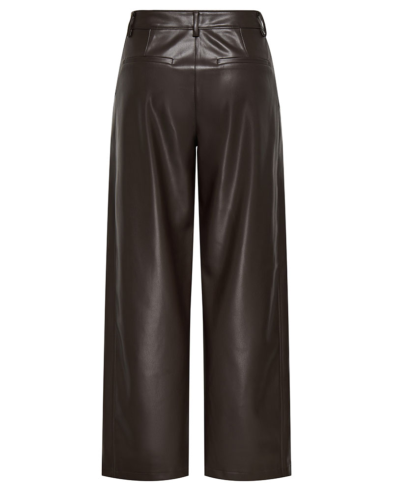 ONLY ONLNELI MW FAUX LEA BARREL PANT PNT - 15376856