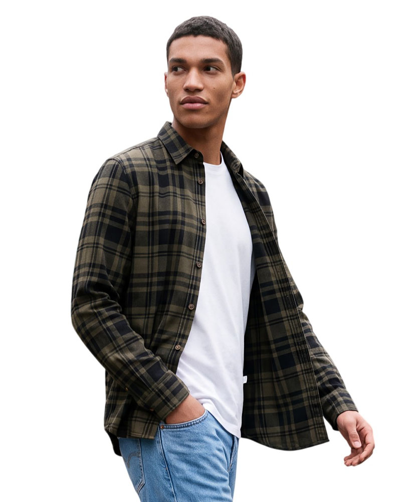 JACK & JONES JJJAMES FLANNEL SHIRT L/S - 12299163