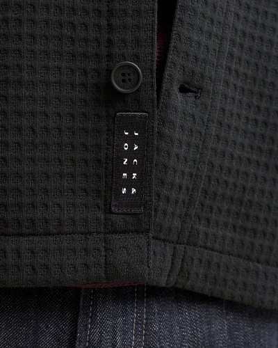 JACK & JONES JCOFUSION JERSEY WAFFLE OVERSHIRT - 12300901