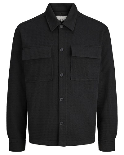 JACK & JONES JCOFUSION JERSEY WAFFLE OVERSHIRT - 12300901