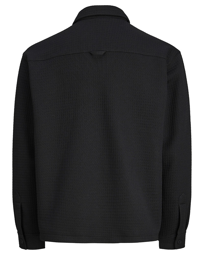 JACK & JONES JCOFUSION JERSEY WAFFLE OVERSHIRT - 12300901