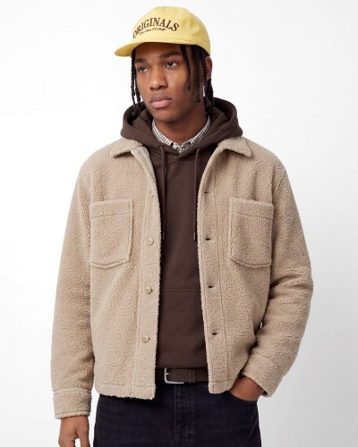 JACK & JONES JORBLEECKER TEDDY OVERSHIRT LS - 12286161 JACK & JONES JORBLEECKER TEDDY OVERSHIRT LS - 12286161