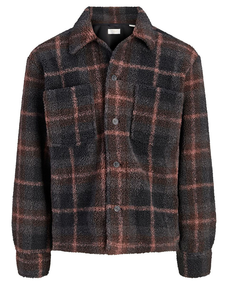 JACK & JONES JORBLEECKER TEDDY OVERSHIRT LS - 12286161 JACK & JONES JORBLEECKER TEDDY OVERSHIRT LS - 12286161
