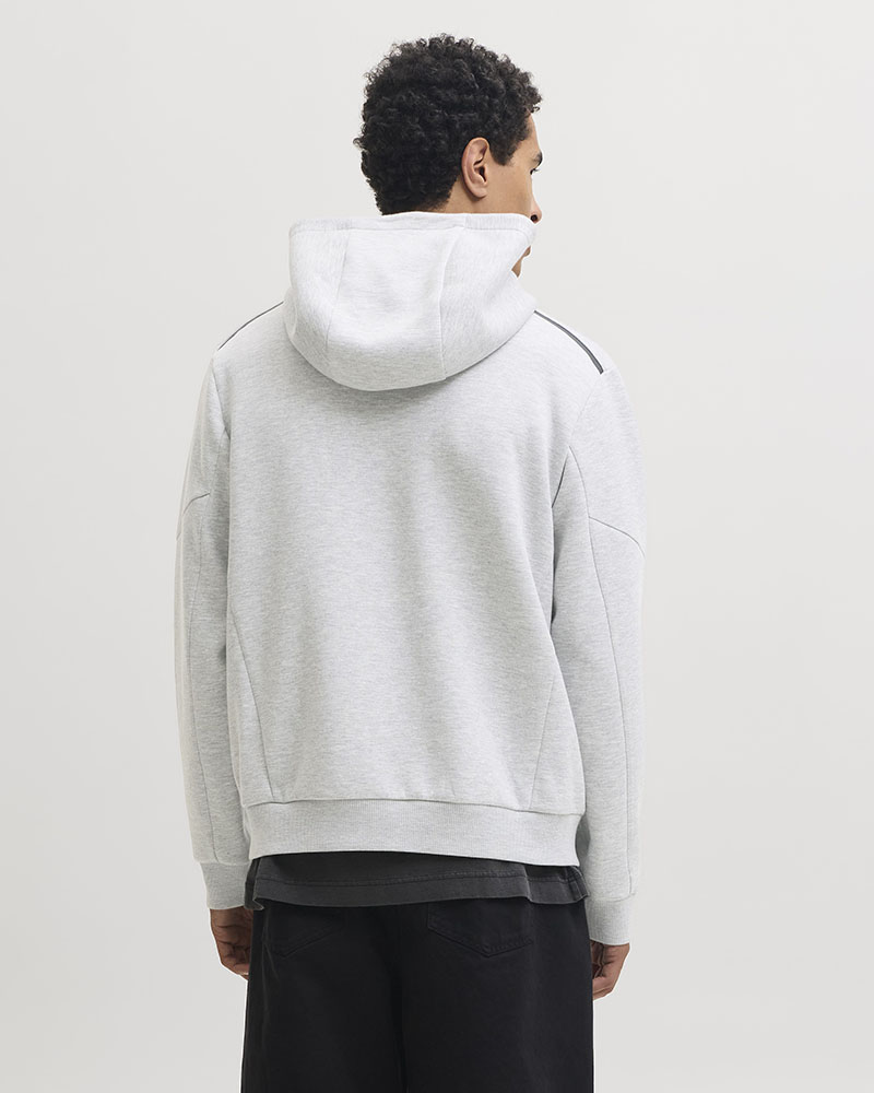JACK & JONES JCOFUSION SWEAT FULL ZIP HOOD - 12301089