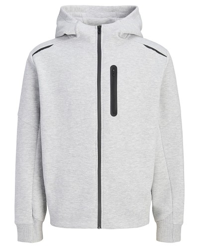 JACK & JONES JCOFUSION SWEAT FULL ZIP HOOD - 12301089