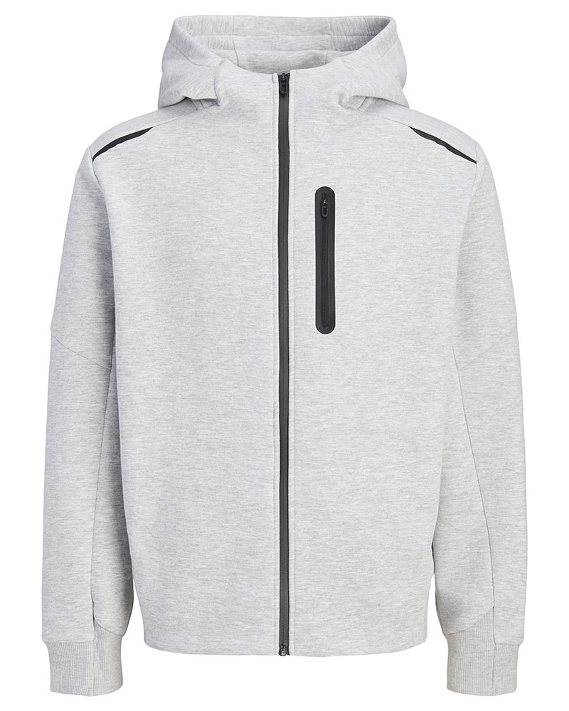 JACK & JONES JCOFUSION SWEAT FULL ZIP HOOD - 12301089