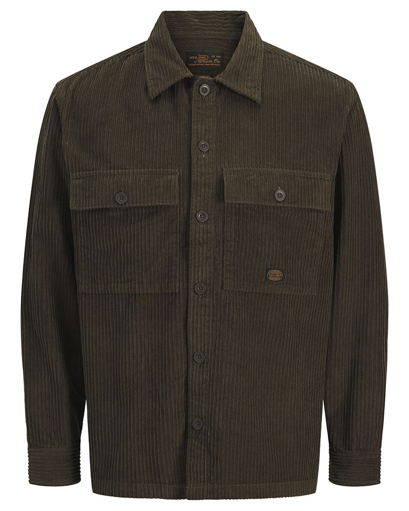 JACK & JONES JPRBLUOLIVER CORDUROY L/S OVERSHIRT - 12301355