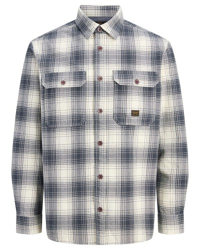 JACK & JONES JPRBLUIVY CHECK L/S OVERSHIRT SN - 12301357 JACK & JONES JPRBLUIVY CHECK L/S OVERSHIRT SN - 12301357