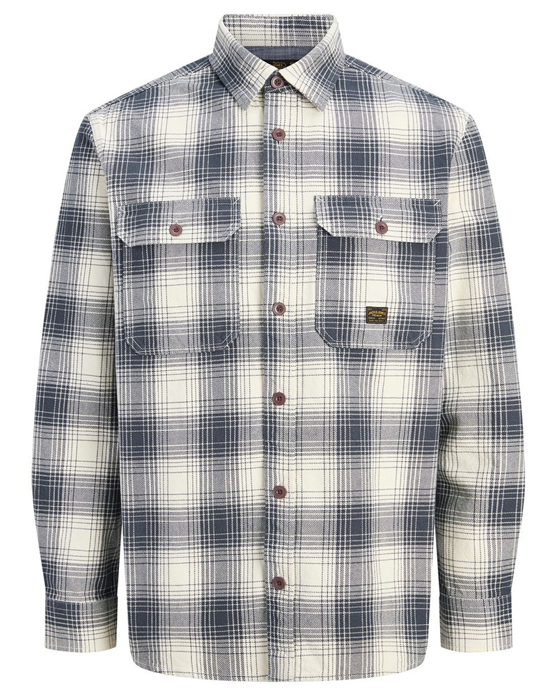 JACK & JONES JPRBLUIVY CHECK L/S OVERSHIRT SN - 12301357 JACK & JONES JPRBLUIVY CHECK L/S OVERSHIRT SN - 12301357