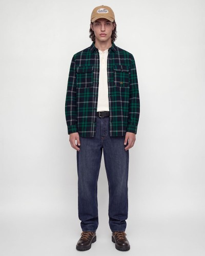 JACK & JONES JPRBLUIVY CHECK L/S OVERSHIRT SN - 12301357 JACK & JONES JPRBLUIVY CHECK L/S OVERSHIRT SN - 12301357