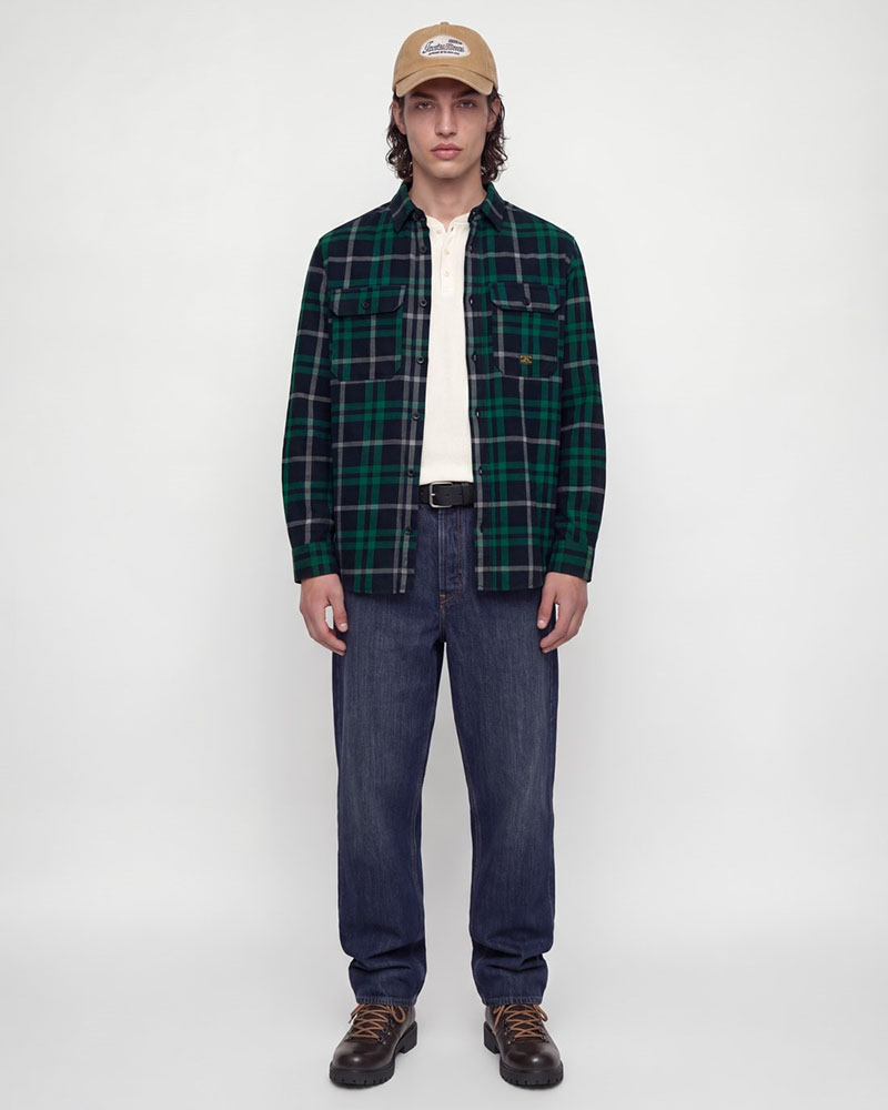 JACK & JONES JPRBLUIVY CHECK L/S OVERSHIRT SN - 12301357 JACK & JONES JPRBLUIVY CHECK L/S OVERSHIRT SN - 12301357