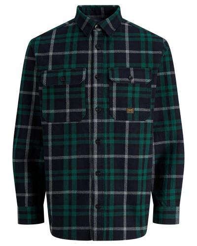 JACK & JONES JPRBLUIVY CHECK L/S OVERSHIRT SN - 12301357 JACK & JONES JPRBLUIVY CHECK L/S OVERSHIRT SN - 12301357