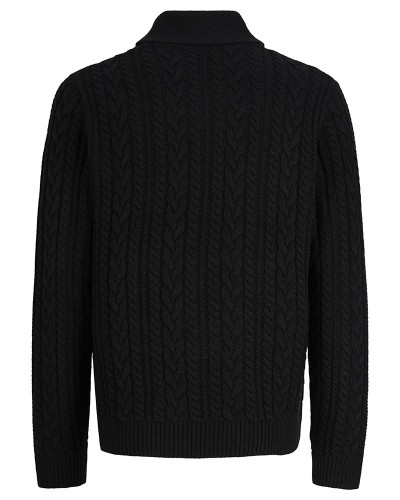 JACK & JONES JPRBLUCALLUM CABLE KNIT SHAWL NECK - 12299949 JACK & JONES JPRBLUCALLUM CABLE KNIT SHAWL NECK - 12299949