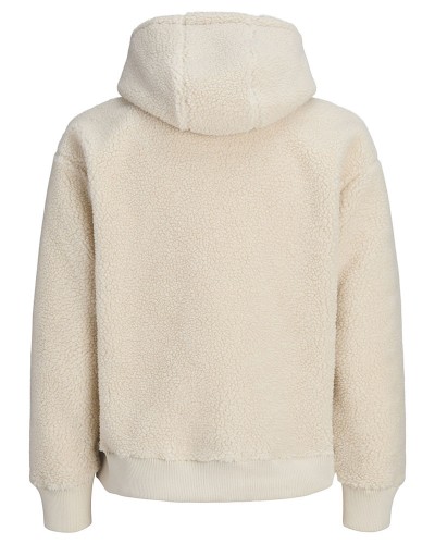 JACK & JONES JORNORREBRO EMB TEDDY SWEAT HOOD - 12300016