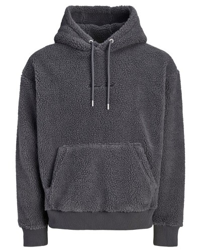JACK & JONES JORNORREBRO EMB TEDDY SWEAT HOOD - 12300016