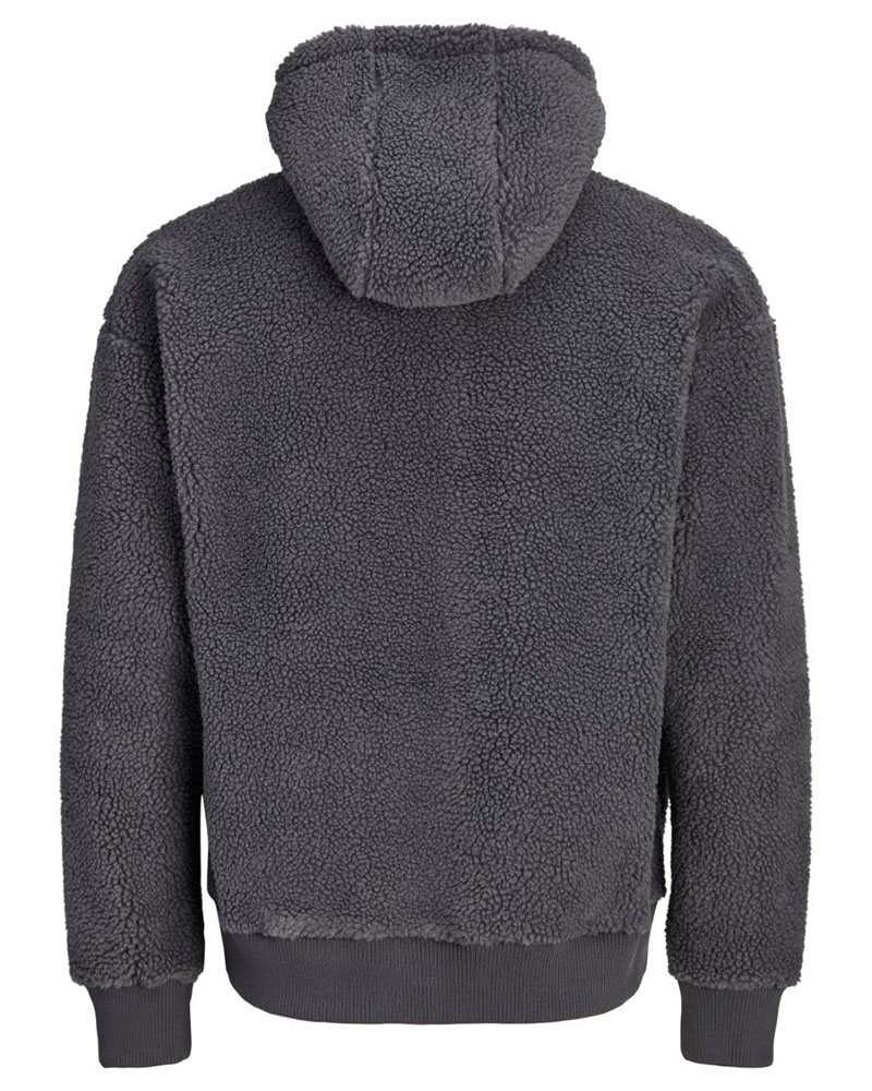 JACK & JONES JORNORREBRO EMB TEDDY SWEAT HOOD - 12300016