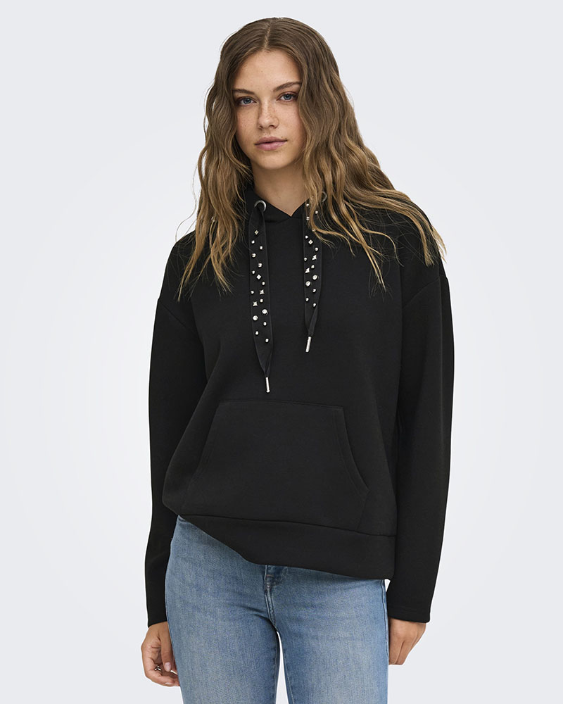 ONLY ONLFANCY L/S HOOD STRING SWT - 15303838