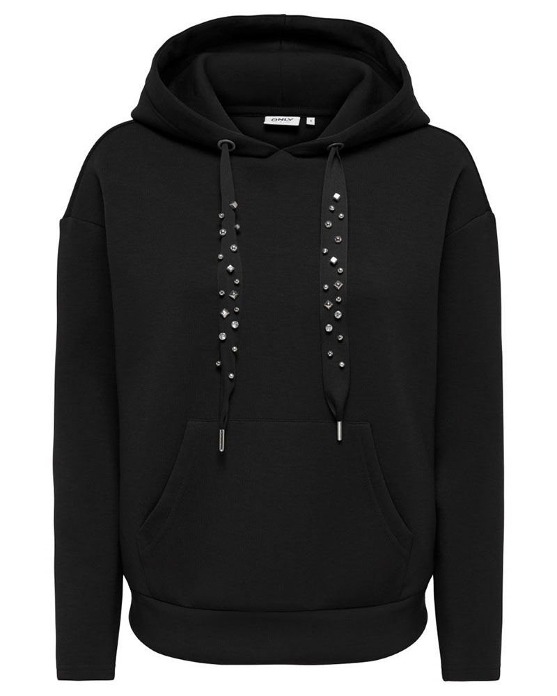 ONLY ONLFANCY L/S HOOD STRING SWT - 15303838