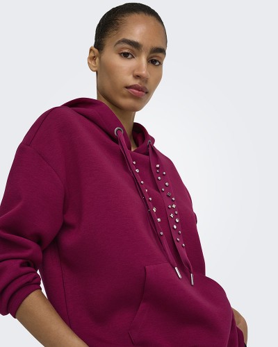 ONLY ONLFANCY L/S HOOD STRING SWT - 15303838
