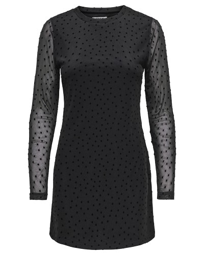 ONLY ONLNOVA L/S MESH SHORT DRESS WVN - 15380361