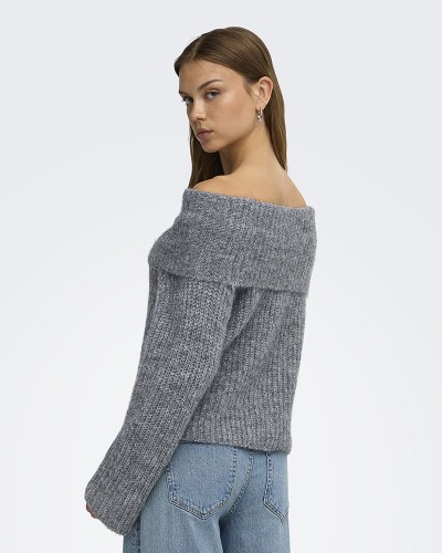 ONLY ONLMAGGIE LS OFF SHOULDER KNT - 15381393