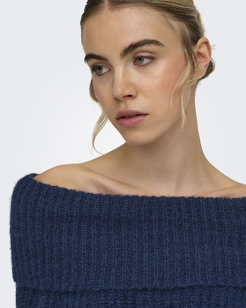 ONLY ONLMAGGIE LS OFF SHOULDER KNT - 15381393