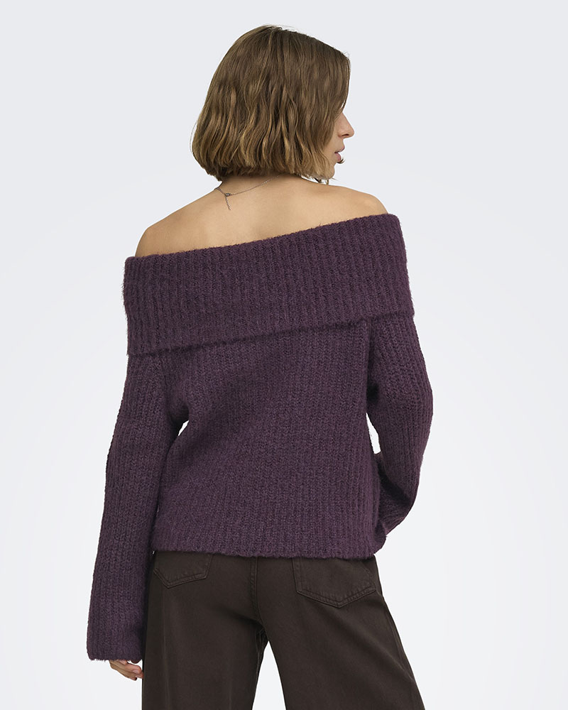 ONLY ONLMAGGIE LS OFF SHOULDER KNT - 15381393