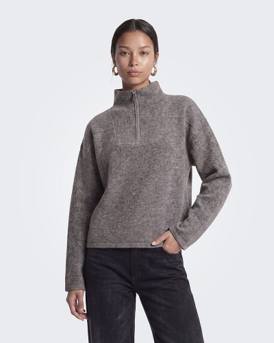 ONLY ONLCLARA LS HALF ZIP KNT - 15378495