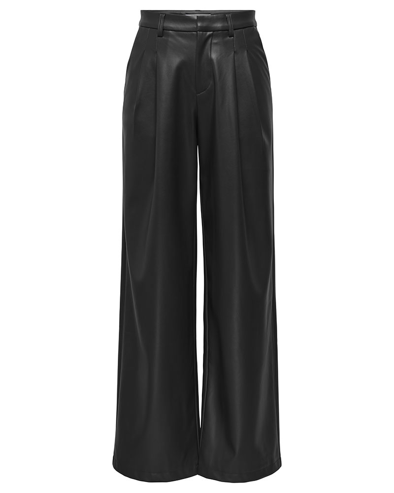 ONLY ONLNIELLA HW FAUX LEATHER WIDE PANT PNT - 15378766 ONLY ONLNIELLA HW FAUX LEATHER WIDE PANT PNT - 15378766