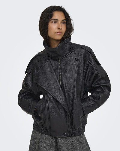 ONLY ONLVANI L/S FAUX LEATHER JACKET PNT - 15380880