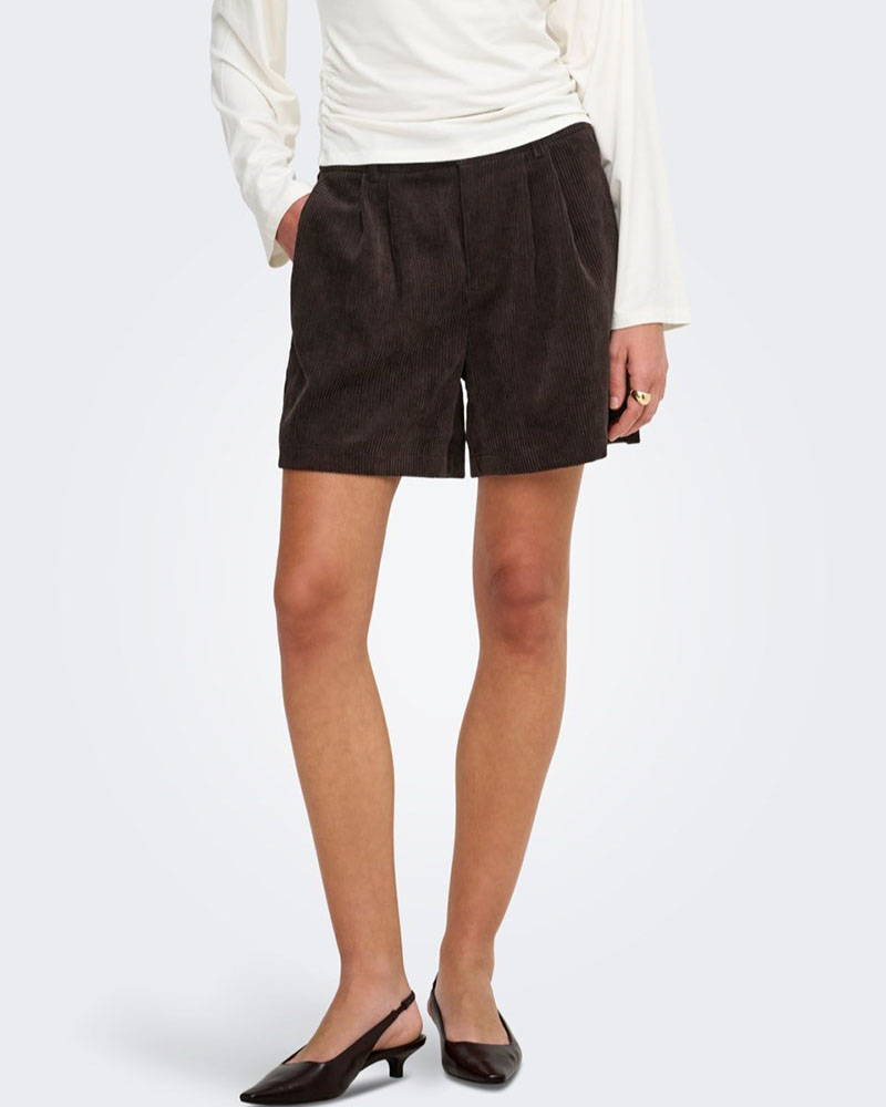 ONLY ONLAGATE HW CORD PLEAT SHORTS PNT - 15379198 ONLY ONLAGATE HW CORD PLEAT SHORTS PNT - 15379198