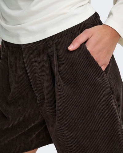 ONLY ONLAGATE HW CORD PLEAT SHORTS PNT - 15379198 ONLY ONLAGATE HW CORD PLEAT SHORTS PNT - 15379198
