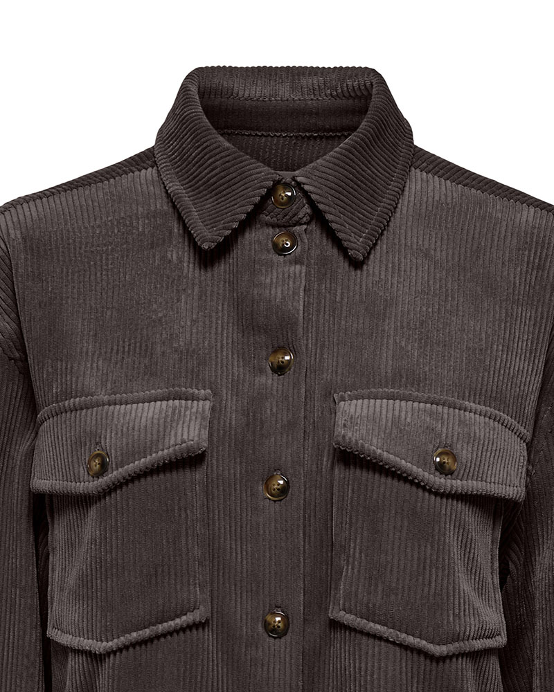 ONLY ONLAGATE L/S CORD SHACKET PNT - 15379001 ONLY ONLAGATE L/S CORD SHACKET PNT - 15379001