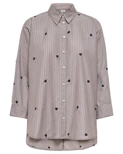 ONLY ONLNEW LINA GRACE STR EMB SHIRT NOOS WVN - 15344336