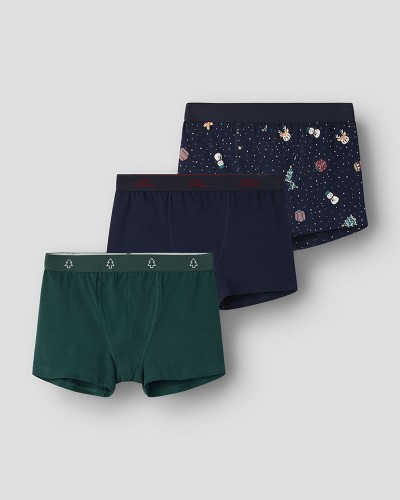 NAME IT NKMVISMAS 3P BOXER GIFTPACK - 13263086