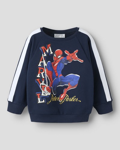 NAME IT NMMOLINDO SPIDER NREG SWEAT BRU MAR - 13262062